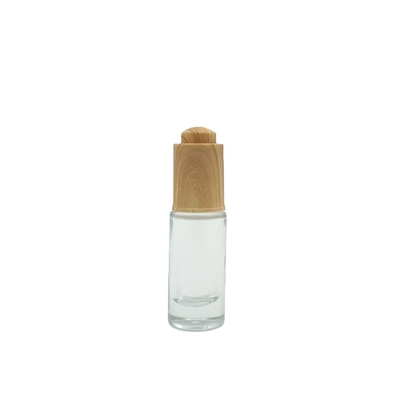 High End Exquisite Cosmetic Glass Bottle 30ml 15ml 10ml Essential Oil Bottle Press Dropper Packaging Materials