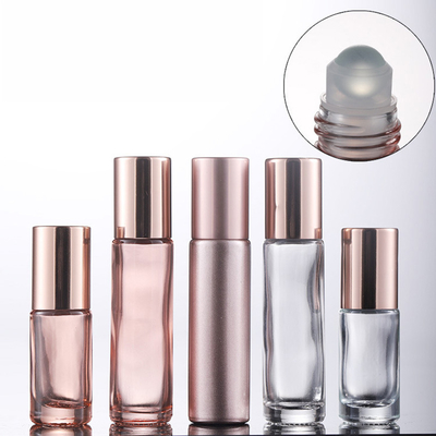 Personal Care 5ML 10ML Essential Oil Bottles Glass Roller Bottles With Rollerballs Perfume Bottles
